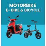 Motorbike, E- Bike & Bicycle
