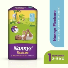 Nannys Flexicare Diaper Premium- Mini+(4-6 kg)