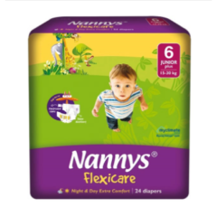Nannys Flexicare Diaper Premium- Jumbo+(15-30 kg)