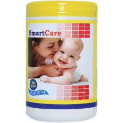Smart Care Wet Wipes with Tube (60 PCs)