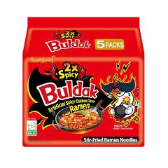 Samyang ramen 2x Spicy ( 5 in 1 ) Pack