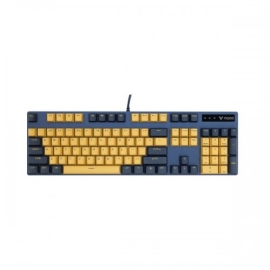 Rapoo V500PRO Yellow-Blue Backlit Gaming Mechanical Keyboard