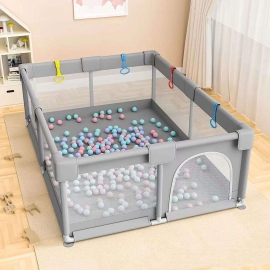 SmartCare Baby Play Fence ,Size-1.8 Meter X 2 Meter (With 50pcs playing ball)-1 Pcs