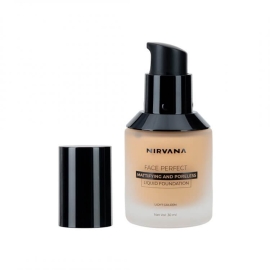Nirvana Color Face Perfect Liquid Foundation – Light Golden 30ml