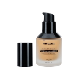 Nirvana Color Face Perfect Liquid Foundation – Light Beige 30ml