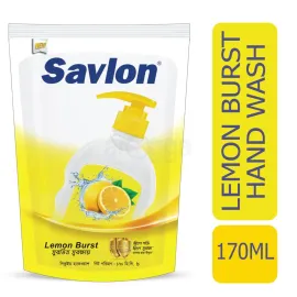 Savlon Handwash Lemon Burst  170ml Pouch New