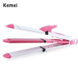 Kemei KM-1213 Professional Ceramic Coating 3 In 1 Hair Iron Curler Curling Iron Hair Styling