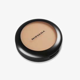 Nirvana Color Mattifying and Poreless Pressed Powder (Light Golden) 25ml