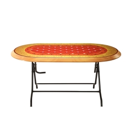 Dining Table 6 Seat Elegant S/L Printed Cushion SW