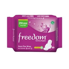 Freedom Sanitary Napkin Heavy Flow 8 pads (Latest)
