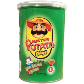 Mister Potato Crisps Sour Cream & Onion 75g Can