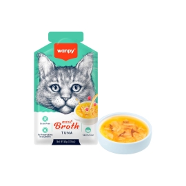 Wanpy Meat Broth Cat Pouch Tuna 50gm
