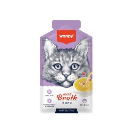 Wanpy Meat Broth Cat Pouch Duck 50 gm