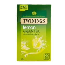 Twinings Lemon Green Tea (20 teabags, Country of Origin UK)