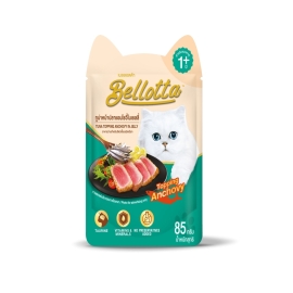 Bellotta Adult Pouch Tuna Topping Anchovy in Jelly 85gm