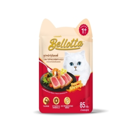 Bellotta Adult Pouch Tuna Topping Shrimp in Jelly 85gm