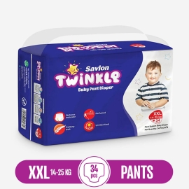 Savlon Twinkle Baby Pant Diaper XXL 34 pcs