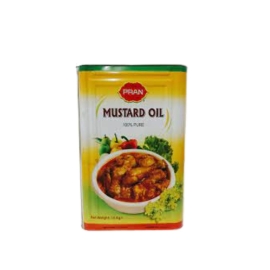 PRAN Mustard Oil 16kg Tin