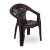 Deluxe Garden Chair (Net Flower) - Rose Wood, 2 image