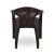 Deluxe Garden Chair (Net Flower) - Rose Wood, 3 image