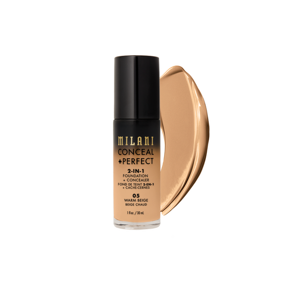 Milani 2-In-1 Foundation & Concealer-Warm Beige