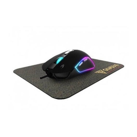Gamdias Zeus M3 RGB Gaming Mouse with NYX E1 Gaming Mouse Mat Combo