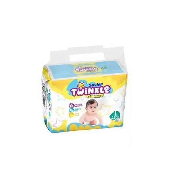 Savlon Twinkle Baby Belt Diaper Large 4 pcs