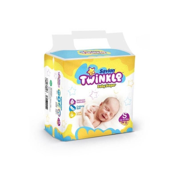 Savlon Twinkle Baby Belt Diaper Small 16 pcs