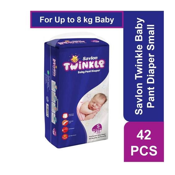 Savlon Twinkle Baby Pant Diaper Small 42 pcs