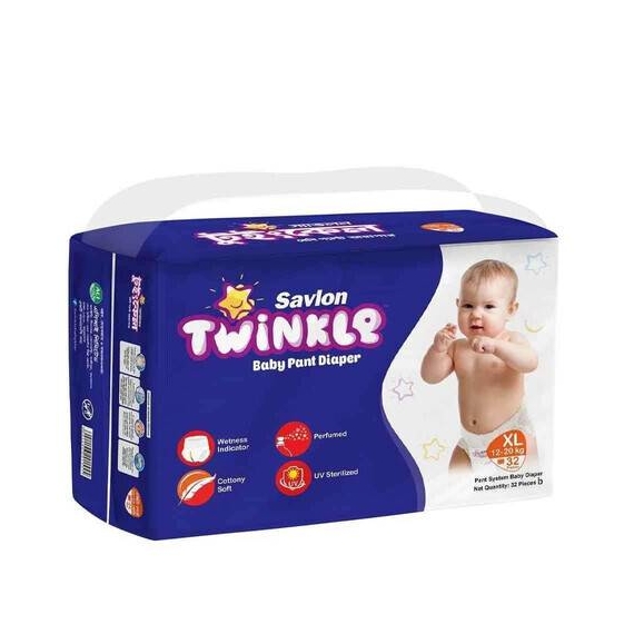 Savlon Twinkle Baby Pant Diaper XL 4 pcs