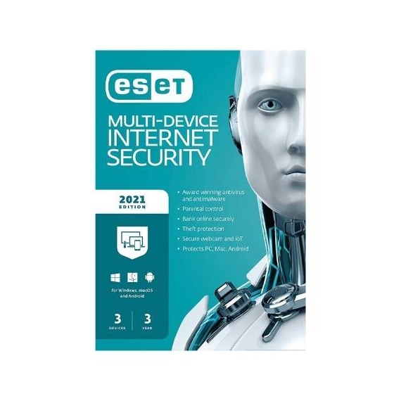 ESET Internet Security 3 User with 3 year