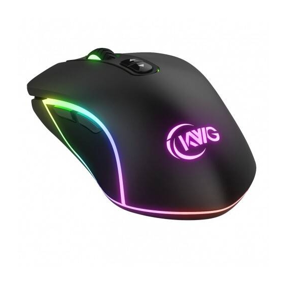 KWG ORION P1 Optical Gaming Mouse(7 Keys/RGB/12000DPI/Ergonomic Design), 4 image