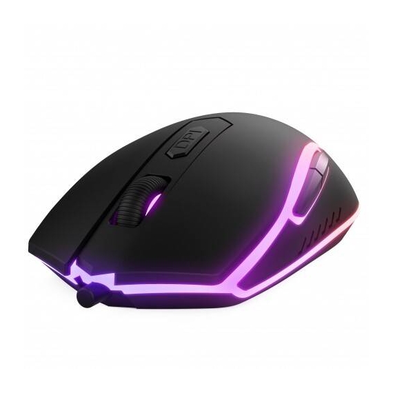 KWG ORION E1 Optical Gaming Mouse(6Keys/3200 DPI/Multi Color/Ergonomic Design), 4 image