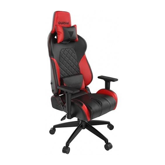 Gamdias Achillies E1 Large Black & Red Gaming Chair, 3 image