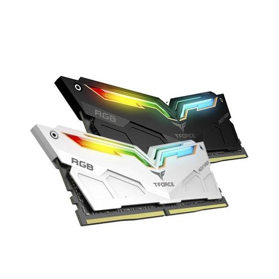 Team Night Hawk Gold 16GB (KIT) 3600MHz RGB DDR4 RAM (TF7D432G3600HC18JDC01)