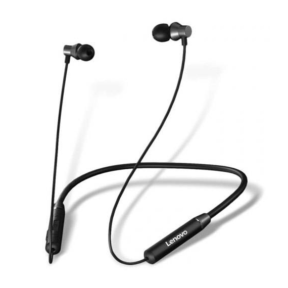 Lenovo He05 Wireless In-Ear Neckband Earphones - Black
