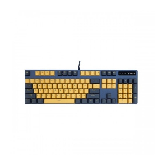 Rapoo V500PRO Yellow-Blue Backlit Gaming Mechanical Keyboard