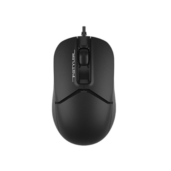 A4 TECH FM12 FSTYLER WIRED BLACK USB MOUSE