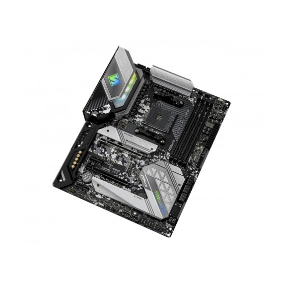 Asrock B550 STEEL LEGEND AMD B550 Chipset Motherboard, 2 image