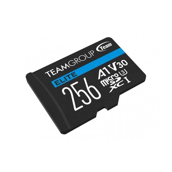 Team Elite A1 256GB U3 Micro SDXC UHS-I V30 Memory Card with Adapter, 2 image
