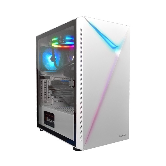 Gamdias ARGUS E4 Elite Mid Tower Gaming Case White, 4 image