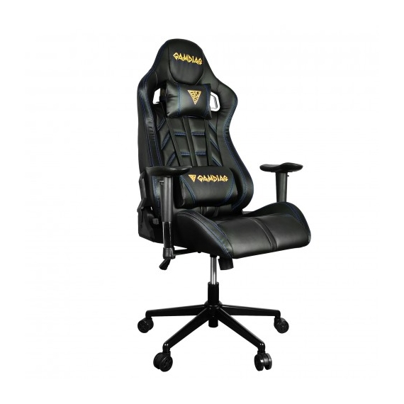 Gamdias APHRODITE MF1 L Multifunction Gaming Chair Black Blue, 2 image