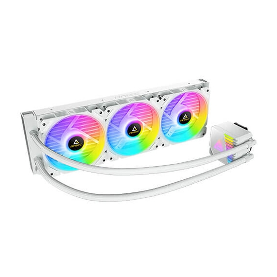 Antec Symphony 360 ARGB White All-in-One Liquid CPU Cooler, 2 image