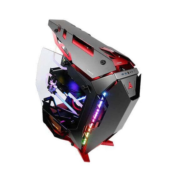 Antec TORQUE Black + Red Aluminum ATX Mid Tower Gaming Casing, 4 image