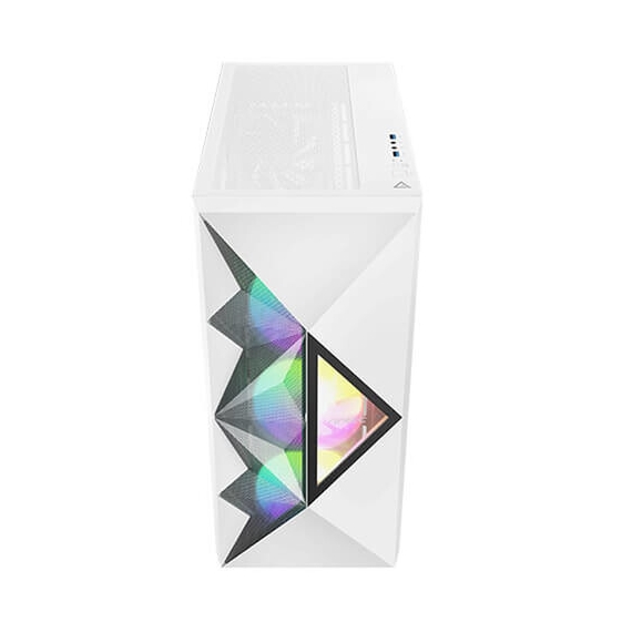 Antec DF800 FLUX White Mid-Tower Gaming Case, 2 image