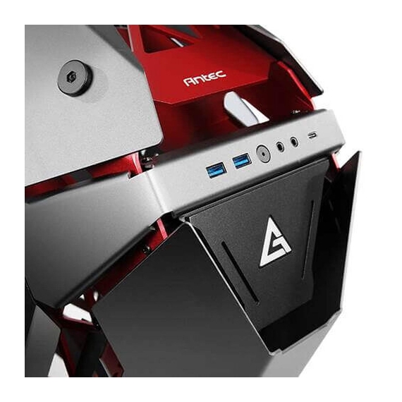 Antec TORQUE Black + Red Aluminum ATX Mid Tower Gaming Casing, 5 image