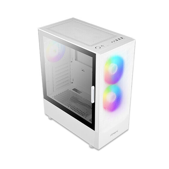 Antec NX410 Mid Tower ARGB White Gaming Case, 4 image