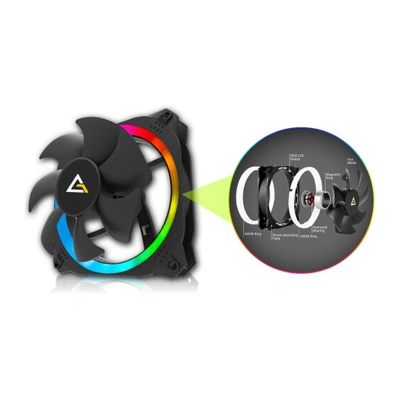 Antec Prizm 120 ARGB 5+C Cooling Fan, 2 image