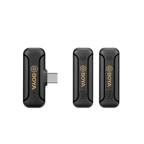 BOYA BY-WM3T2-U2 Mini 2.4GHz Wireless Microphone For Android device, 2 image