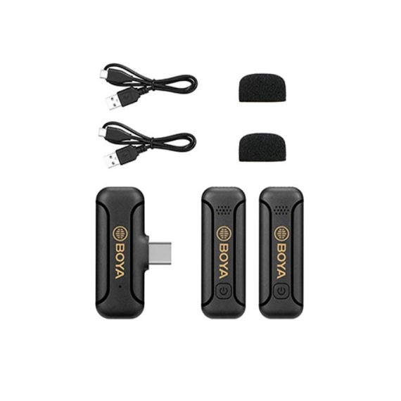 BOYA BY-WM3T2-U2 Mini 2.4GHz Wireless Microphone For Android device